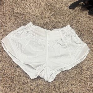Lululemon Athletica White Athletic Shorts
